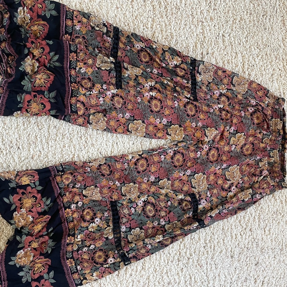 Angie Multicolor Floral Pants